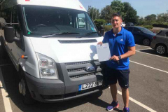 Congratulations Edward of Ousedale School, Olney on passing your D1 minibus test easily 1st attempt. Best wishes from Neville and Three Shires Driving Centre Ltd