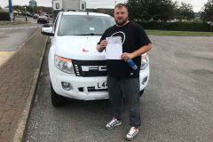 Huge congratulations to Adam Smith on passing your B+E towing test today 1st time with NO driving faults, perfect drive. Was also a great days training, enjoy your caravan and happy holidays. From Neville and Three Shires Driving Centre Ltd.