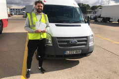 Huge congratulations to Tom from Cambridge Regional College passing all your minibus tests 1st attempt and only 1 driving fault today. Best wishes from Neville and Three Shires Driving Centre Ltd