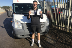 Huge congratulations to Oliver from Cambridge regional College on passing your D1 minibus tests 1st attempt. Great driving. Good luck.  From Neville and Three Shires Driving Centre Ltd