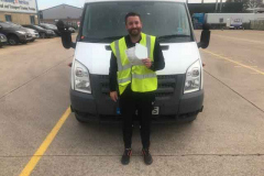 Big congratulations to Andy from Cambridge regional college on passing your D1 minibus test, only one driving fault (apparently) lol.  Best wishes to the whole team, all passed and out on the road. It was easy and a pleasure. Neville and Three Shires Driving Centre Ltd