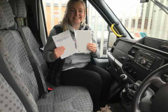 Massive congratulations to Maya of Impington Village College Cambridge. Passing your D1 minibus tests 1st attempt, also with NO driving faults. Great clean sheet. No pressure on the next 5 colleagues Best wishes from Neville and Three Shires Driving Centre Ltd.