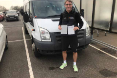 Big congratulations to Ollie P today of Impington Village college.  Passing you’re D1 minibus tests 1st attempt. Good luck driving to fixtures from Neville and Three Shires Driving Centre Ltd.